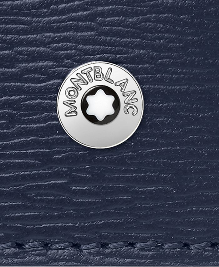 Montblanc Westside Blue Leather Business Card Holder Macy's