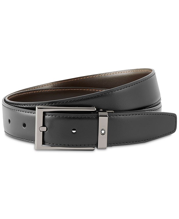 Montblanc Men's Reversible Leather Belt - Macy's