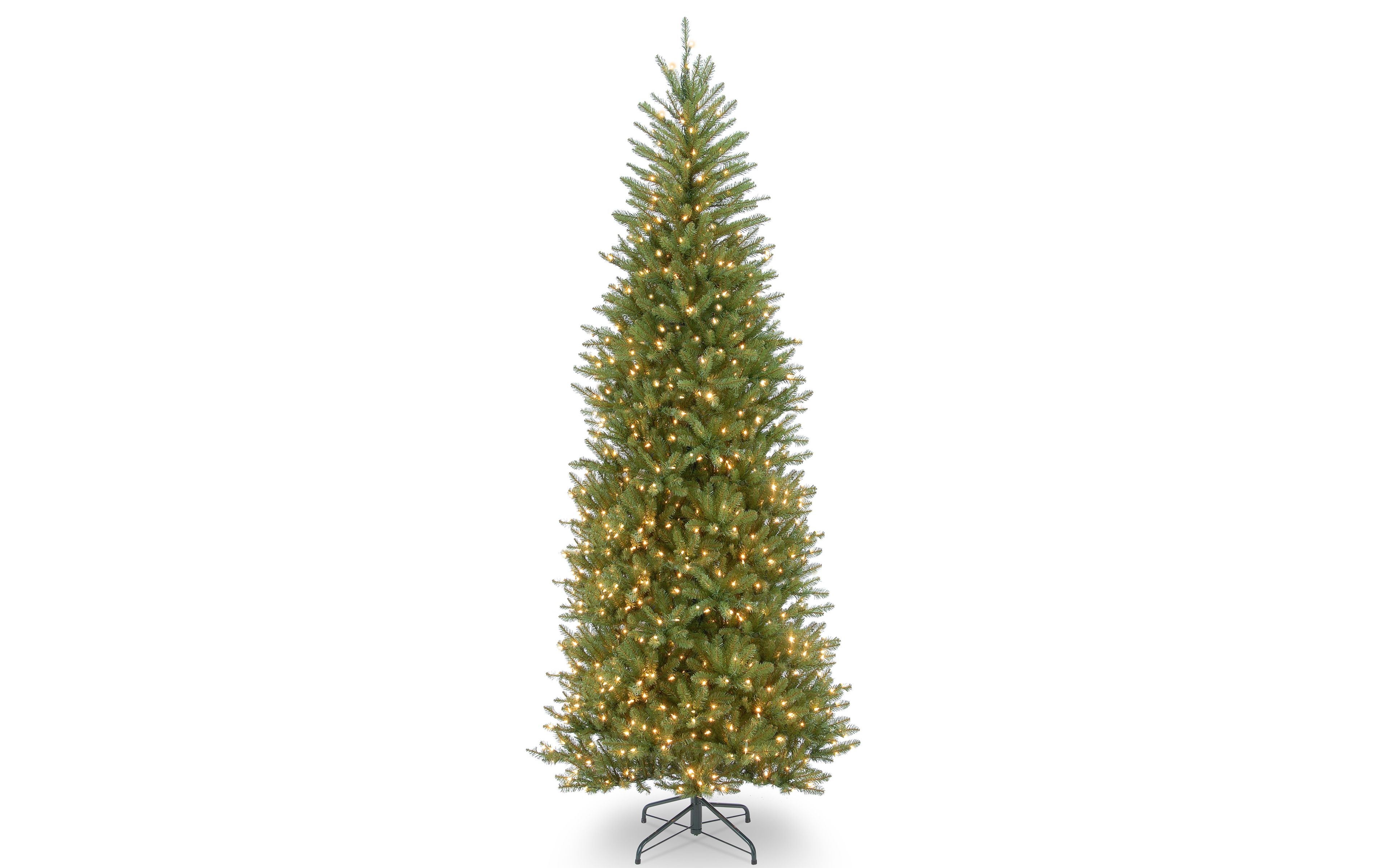 National Tree 10' Dunhill Fir Slim Tree with 900 Clear Lights