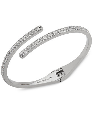 Givenchy Crystal Bypass Bangle Bracelet & Reviews - Bracelets - Jewelry &  Watches - Macy's