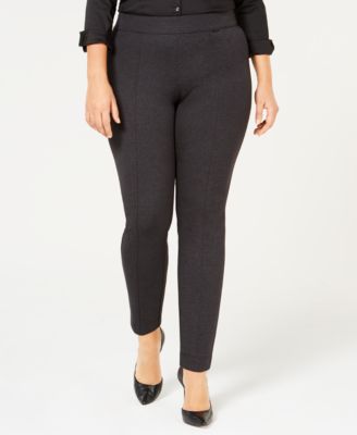 Anne Klein - Plus Size Twill Compression Skinny Pants