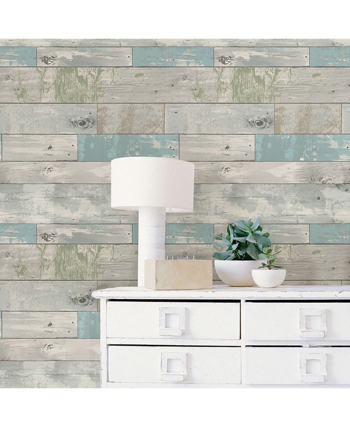 Brewster Home Fashions Beachwood Peel and Stick Wallpaper Macy's