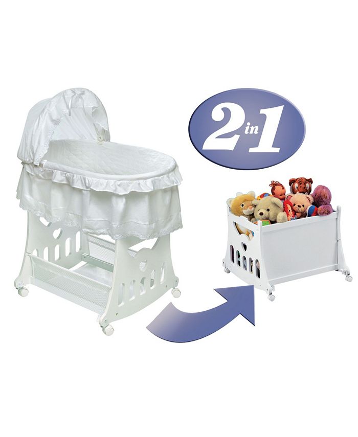 Badger Basket Portable N Cradle With Toybox Base And Half