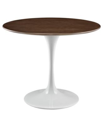 Modway - Lippa 36" Round Walnut Dining Table in Walnut