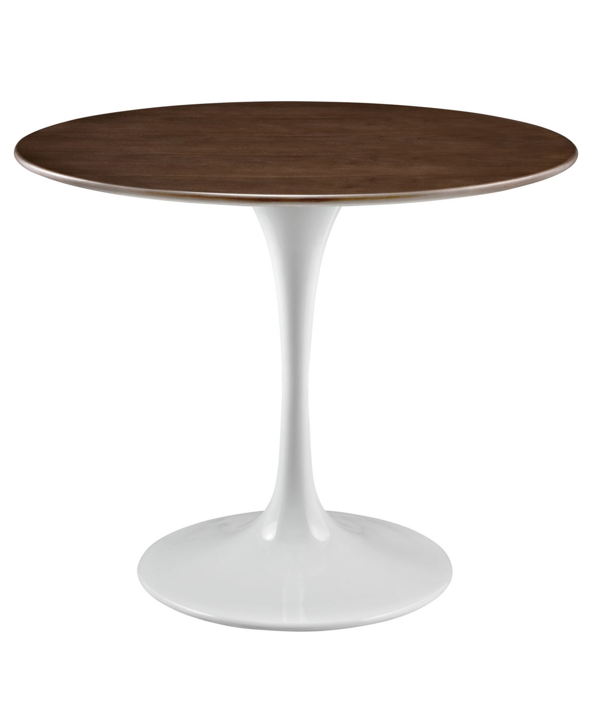 EEI-1136-WAL Lippa 36 in. Walnut Dining Table, Walnut