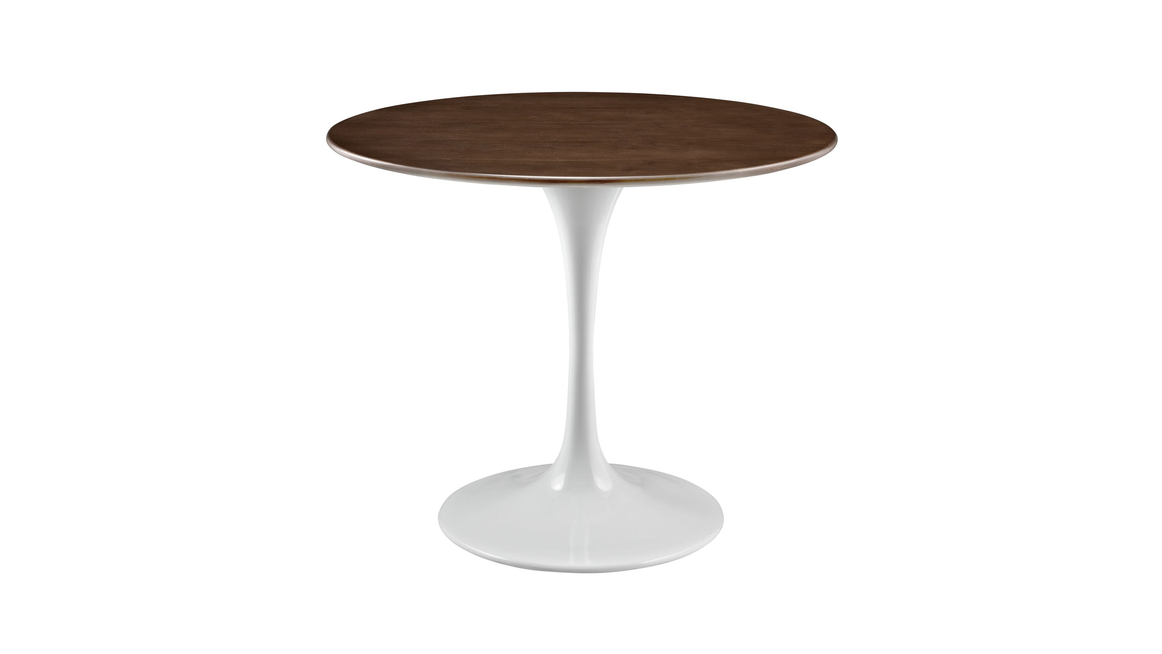 Modway Lippa 36" Round Walnut Dining Table