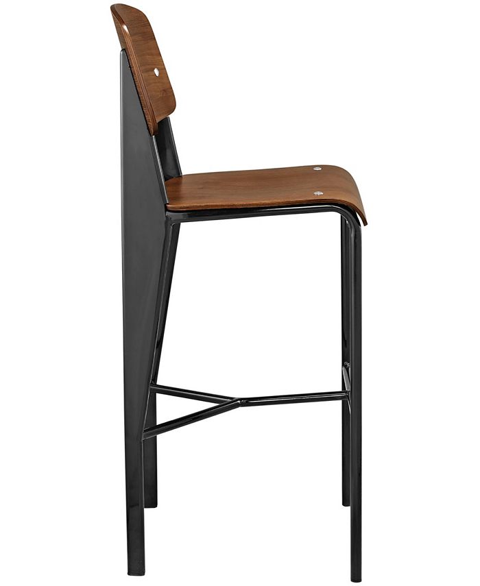 Modway Cabin Bar Stool Black Macy's