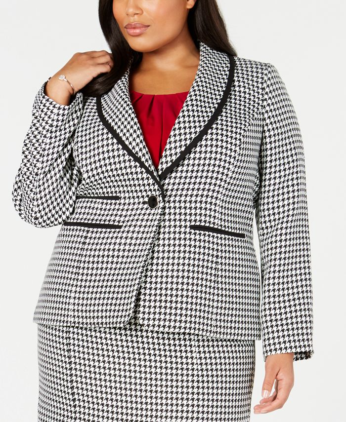 Kasper houndstooth jacket sale