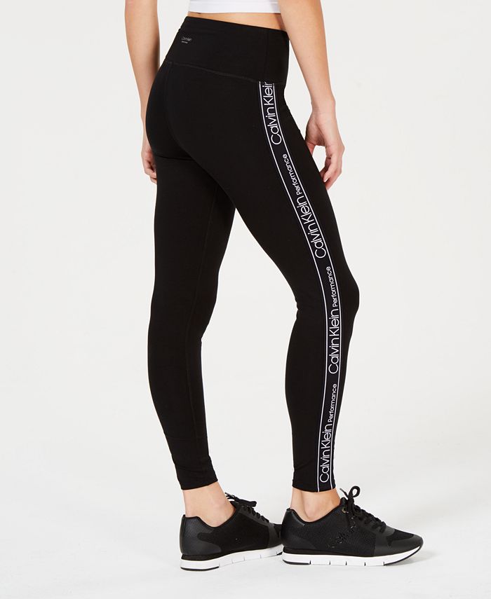 Calvin Klein High-Waist Logo Leggings & Reviews - Pants & Capris - Women -  Macy's