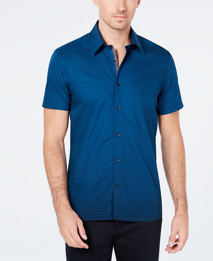 Ryan Seacrest Distinction Men's Dash-Print Shirt, Created for Macy's ...