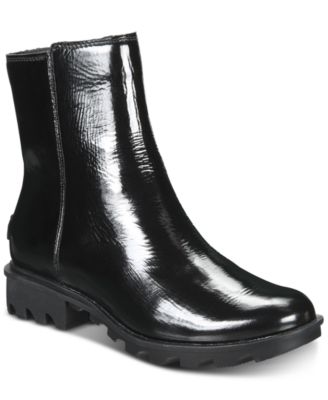 sorel phoenix zip waterproof leather boots