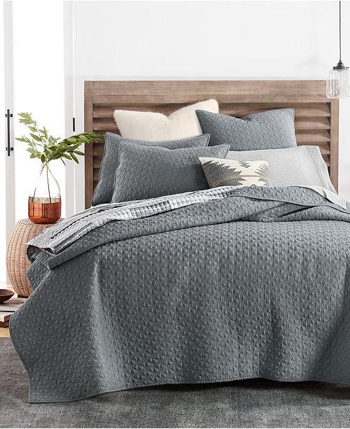 Lucky Brand Vintage Wash Full Queen Coverlet Created For Macy S