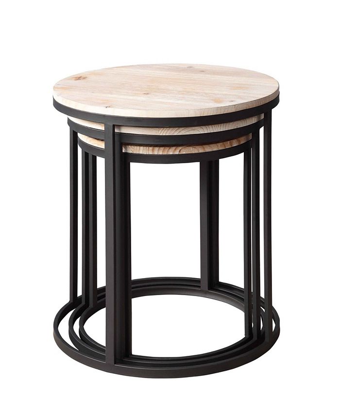 4D CONCEPTS Layton Set of 3 Nesting Round Tables Macy's