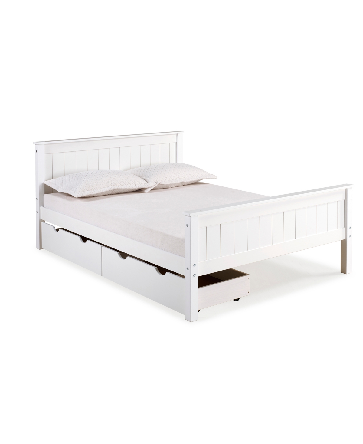 ALATERRE FURNITURE HARMONY FULL BED WITH STORAGE DRAWERS