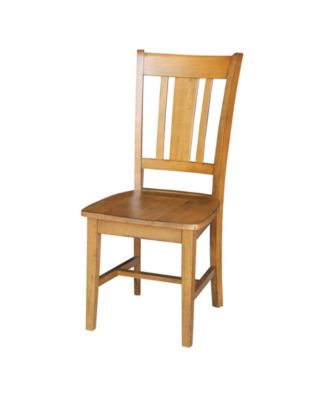 International Concepts - San Remo Slat back Chair, Set of 2