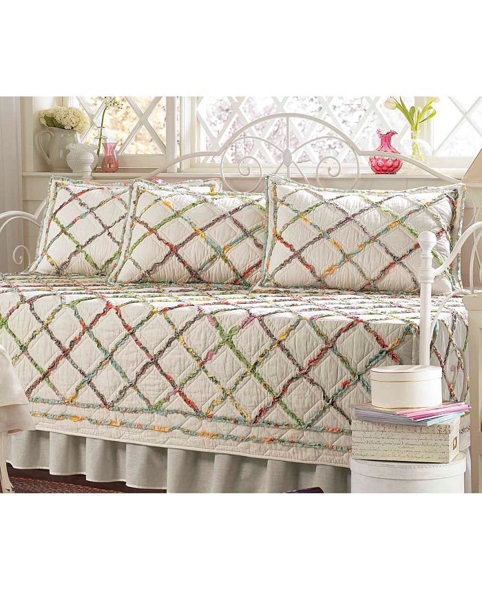 Laura Ashley Ruffle Garden Quilt Set, Daybed Macy's