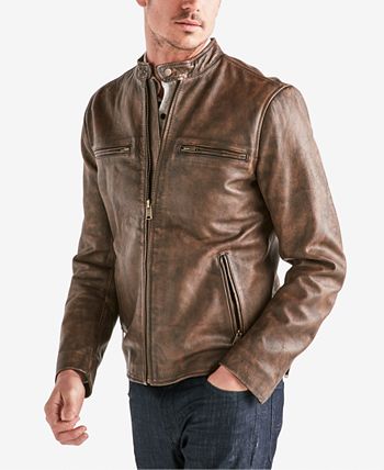 Lucky brand vintage best sale leather jacket