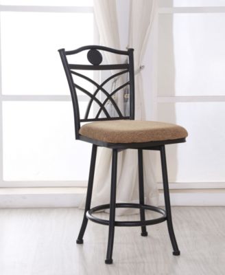 Hodedah Swiveling Bar Chair, 40 inches Tall - Macy's