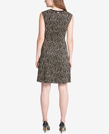 Tommy Hilfiger Paisley-Print A-Line Dress, Created for Macy's - Macy's