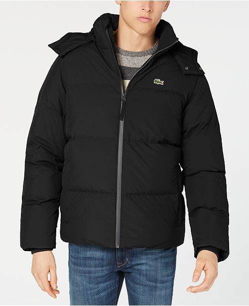Lacoste Men S Down Puffer Jacket Reviews Coats Jackets