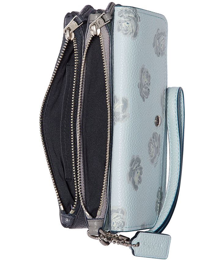 COACH RosePrint Triple Small Wristlet Macy's