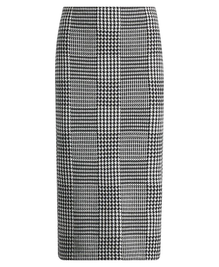 Lauren Ralph Lauren Plaid Wool Pencil Skirt - Macy's