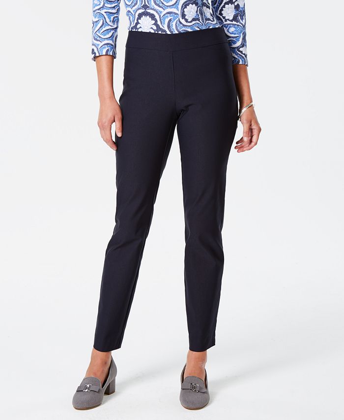 Petite Tummy-Control Pull-On Skinny Pants – Online Warehouse Sale