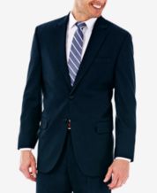 Men's Slim Fit Sharkskin 2 Piece Suit