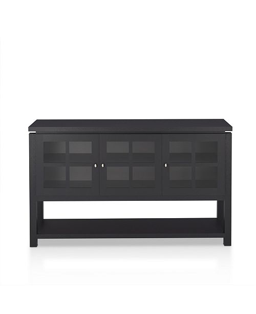Furniture Of America Tellun Contemporary Glass Console Table