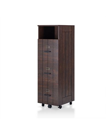 Furniture of America - Thelo Industrial Filing Cabinet