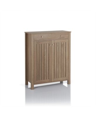 Furniture of America - Jessa Slatted Shoe Cabinet