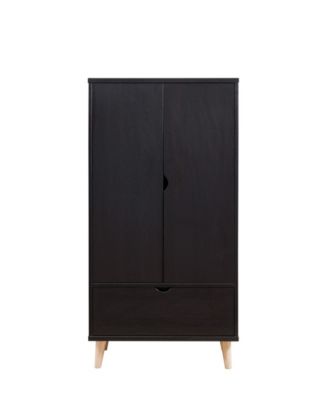 Firstime Co Modern Jewelry Armoire With Decorative Mirror