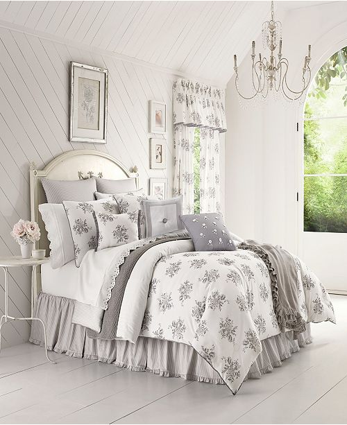 grey and white bedding for teenage girls