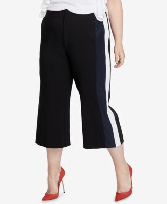RACHEL Rachel Roy - Trendy Plus Size Gwen Cropped Pants