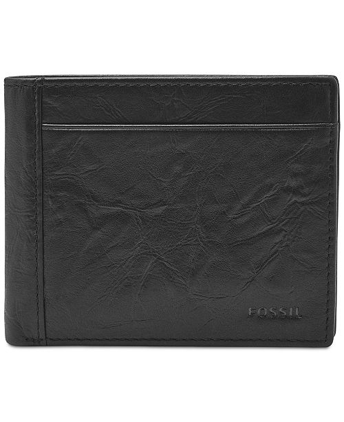 Fossil Men's Neel Leather CoinPocket Wallet & Reviews All Accessories Men Macy's