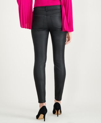 INC International Concepts I.N.C. Coated Skinny Jeans, Created for Macy's