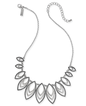 image of Inc Navette Statement Necklace, 18