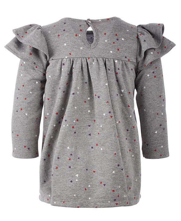 First Impressions Baby Girls ConfettiPrint Ruffle Dress, Created for