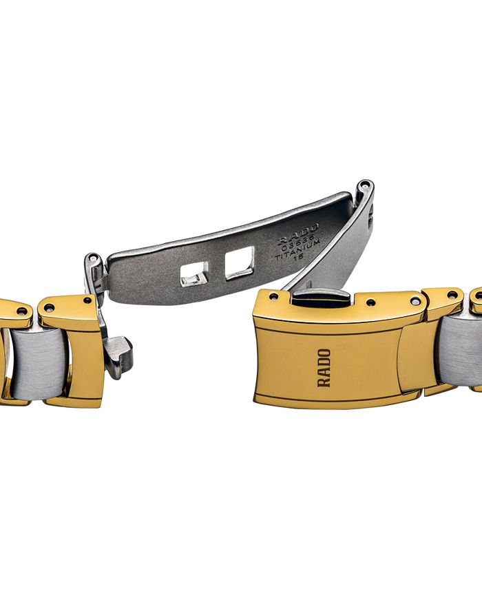 Rado - Watch, Women's Swiss Centrix Two-Tone Stainless Steel Bracelet 28mm R30932103