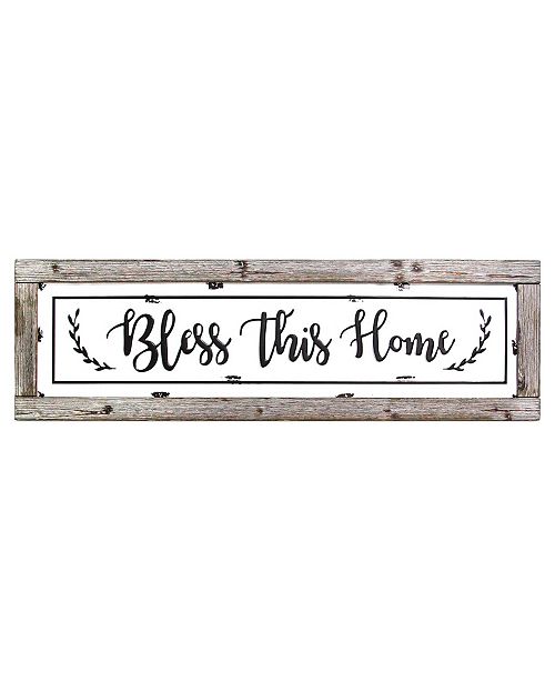 Stratton Home Decor Stratton Home Decor Bless This Home Framed