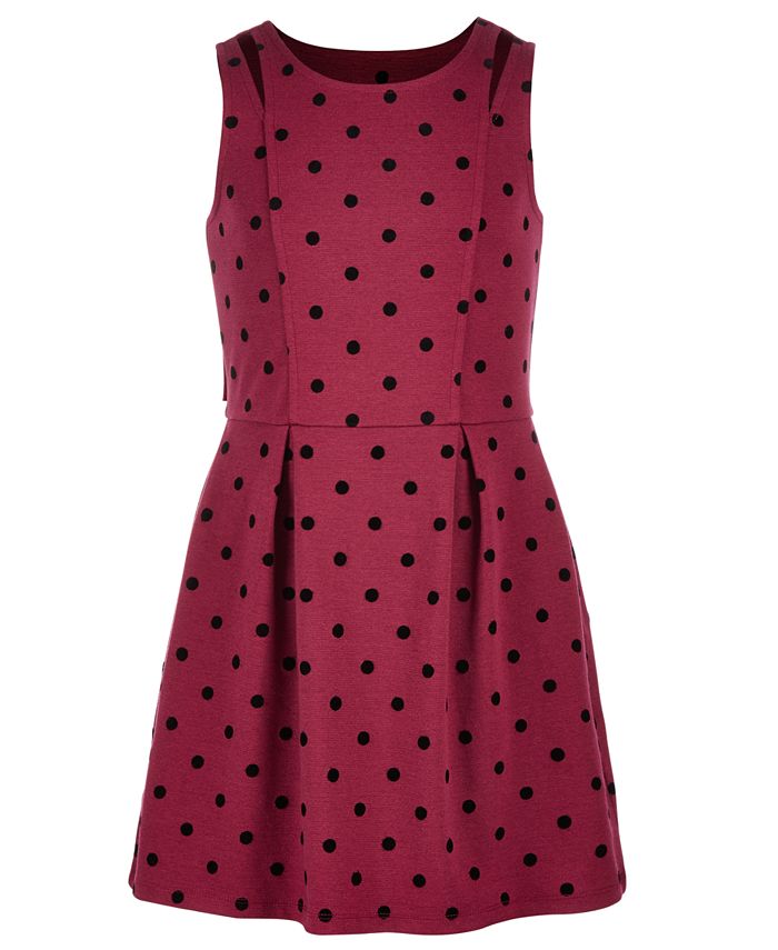Epic Threads Big Girls Dot-Print Ponté-Knit Dress, Created for Macy's ...
