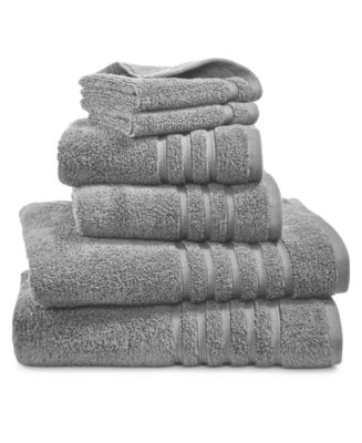 Hotel Collection Towel Set Micro Cotton Channels 3-Pc. Bundle Towel Set,  $70 NWT