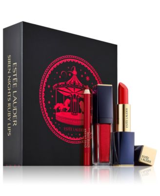 Estée Lauder - 3-Pc. Siren Nights Ruby Lips Gift Set