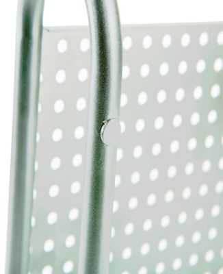 Mind Reader Metal Monitor Stand, 2-Pack, Silver