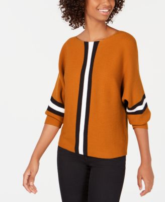 Say What? - Juniors' Ribbed Striped Sweater