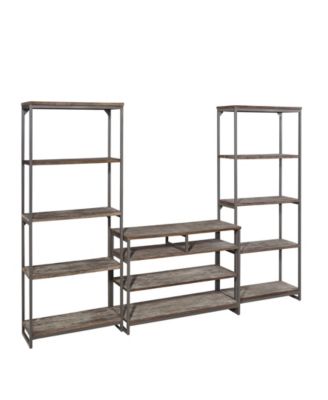 Home Styles - Barn side Metro 3PC Entertainment Center