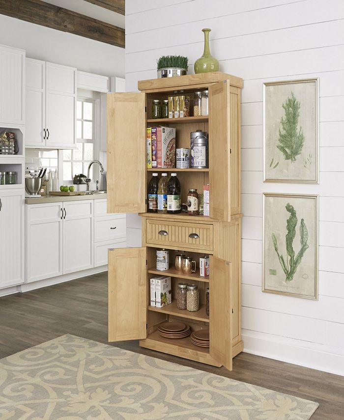 Home Styles Nantucket Natural Pantry & Reviews - Home - Macy's