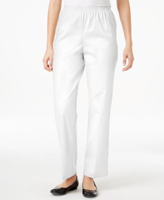 Photo 1 of Alfred Dunner Classics Twill Pull-On Pants 18