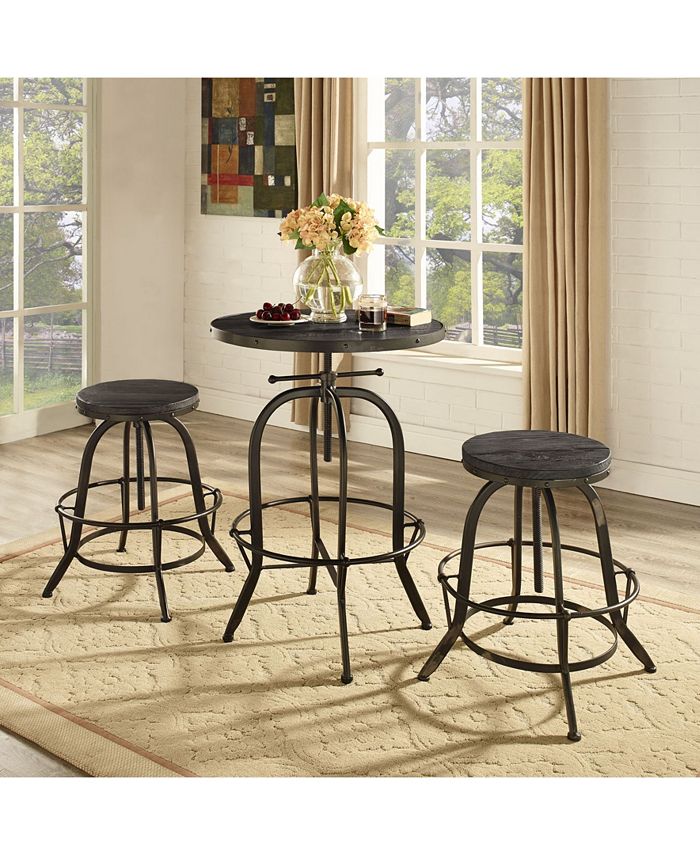 Modway - Collect Bar Stool Set of 2 in Brown
