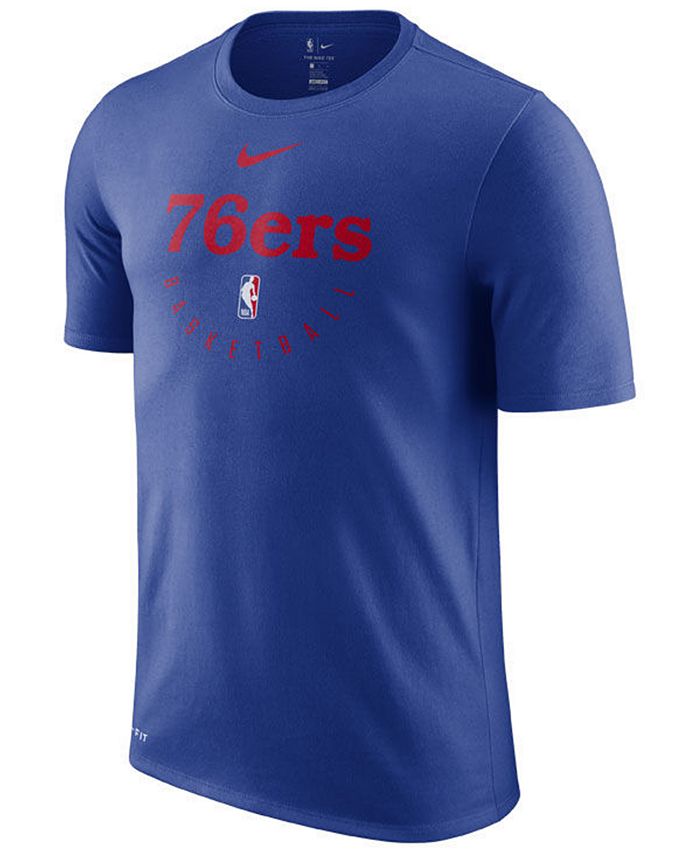 Nike Men's Philadelphia 76ers Practice Essential T-Shirt - Macy's